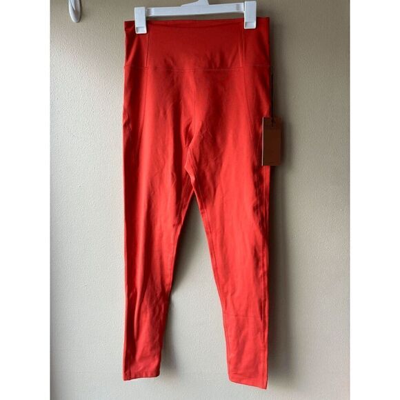 Girlfriend Collective 7/8 Length Orange Leggings Women's Size Large - Picture 1 of 2